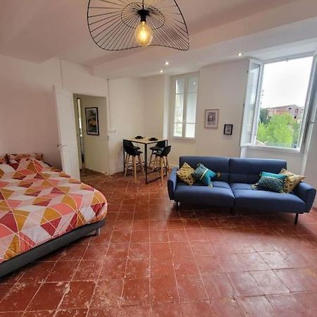 Appartement De Charme Avec Tomettes Et Parquet Graulhet Eksteriør billede